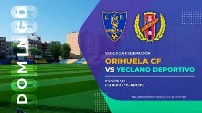 Thumbnail event Orihuela CF vs  Yeclano Deportivo